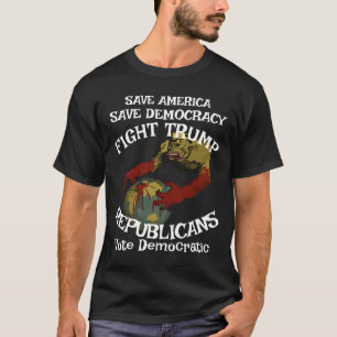 Camiseta Czar Rue Mentiroso Trump GOP Congreso Orden Democr