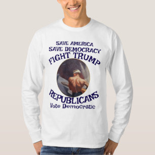 Camiseta Czar Rue Mentiroso Trump POTUS Patriótico Tren MAG
