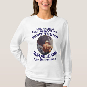 Camiseta Czar Rue Mentiroso Trump POTUS Patriótico Tren MAG