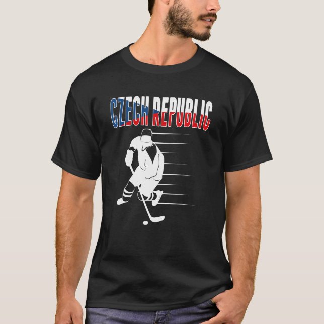 Camiseta Czech Republic Ice Hockey Fans   Czech Hockey Team (Anverso)
