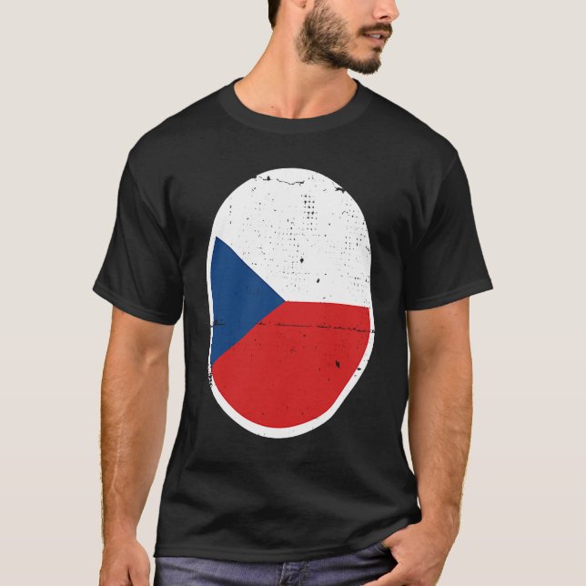 Camiseta Czechia Flag Proud Czech (Anverso)