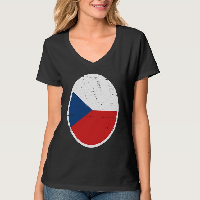 Camiseta Czechia Flag Proud Czech (Anverso)