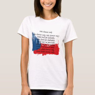 Camiseta Czechia/República Checa - můj del domov de Kde