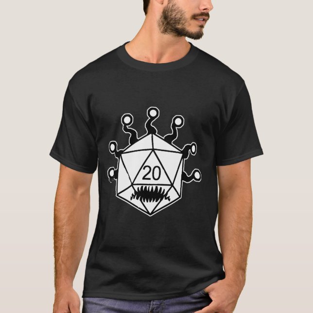 Camiseta d20 Beholder! (Anverso)