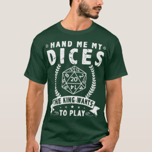 Camiseta D20 Dice Tabletop RPG Roleplay 1