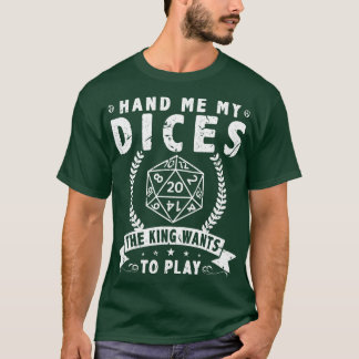 Camiseta D20 Dice Tabletop RPG Roleplay 1