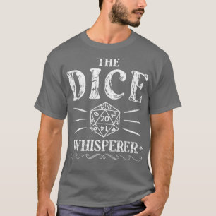 Camiseta D20 Dice Whisperer Tabletop Diseño para Mamáes de