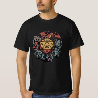 Camiseta D20 Monsters