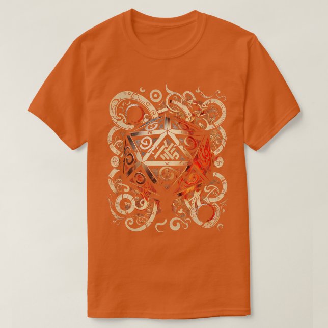 Camiseta D20 Von Resolute (Diseño del anverso)