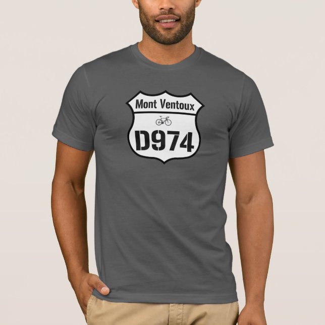 Camiseta D974 Mont Ventoux (Anverso)