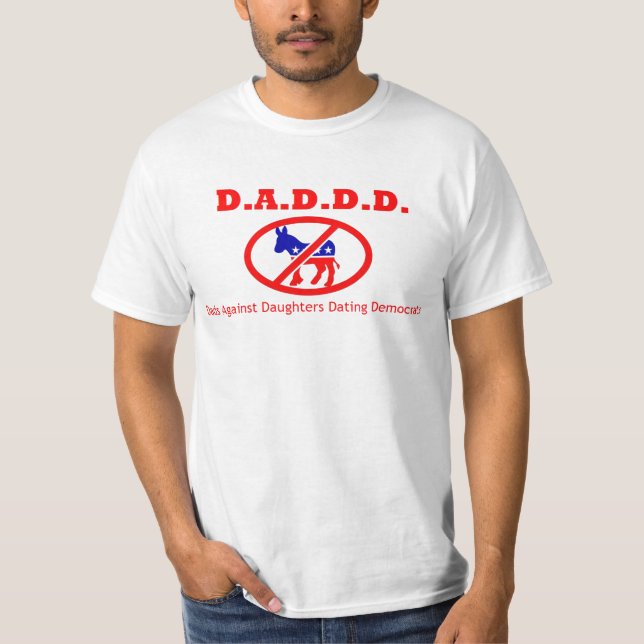 Camiseta D.A. D.D. Las hijas contra los demócratas bailarin (Anverso)