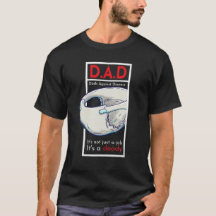 Camiseta D A D Dads Against Diapers Cita Meme de humor masc