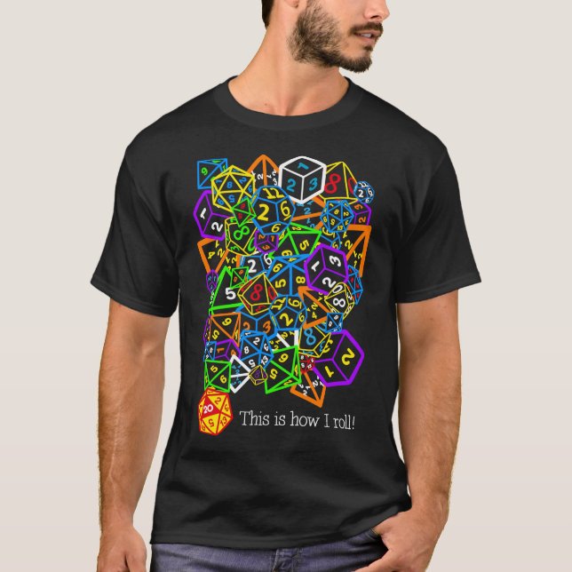 Camiseta D&amp;D (Dungeons and Dragons) - Así es como yo ma (Anverso)