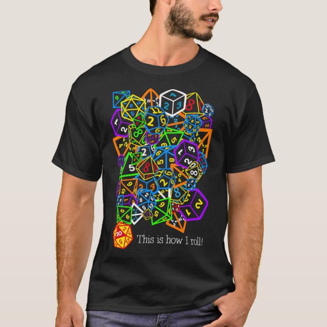Camiseta D&amp;D (Dungeons and Dragons) - Así es como yo ma (Anverso)