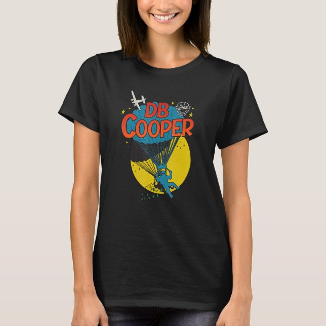 Camiseta D B Cooper Hombres Y Mujeres Legendarios Urbanos E (Anverso)