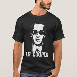Camiseta D B Cooper Saltando en Paracaídas Secuestrador Aé