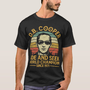 Camiseta D.B. Coopers Esconde Y Busca Campeón Desde 1971 DB