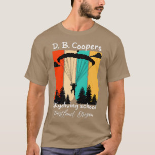 Camiseta D B Coopers Skydiving School Portland Oregon Fu