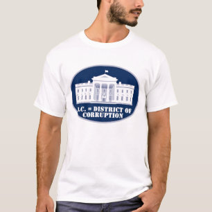 Camiseta D.C. = distrito de la corrupción
