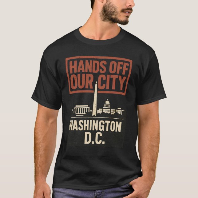Camiseta D.C. Manos fuera de nuestra ciudad (Anverso)