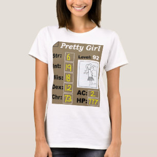 Camiseta D-Carácter de D& (chica bonito)