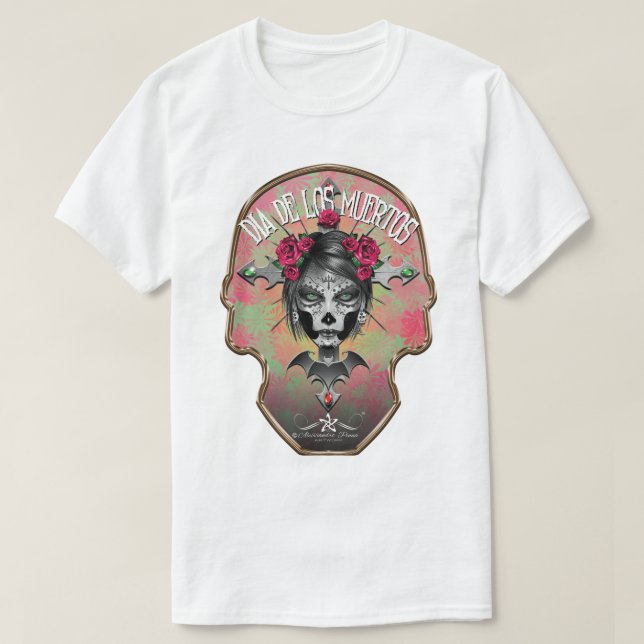 Camiseta D.D.L.M. La Catrina (Diseño del anverso)