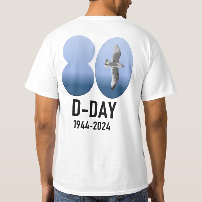 Camiseta D-Day 80 - 1944-2024 (Reverso)