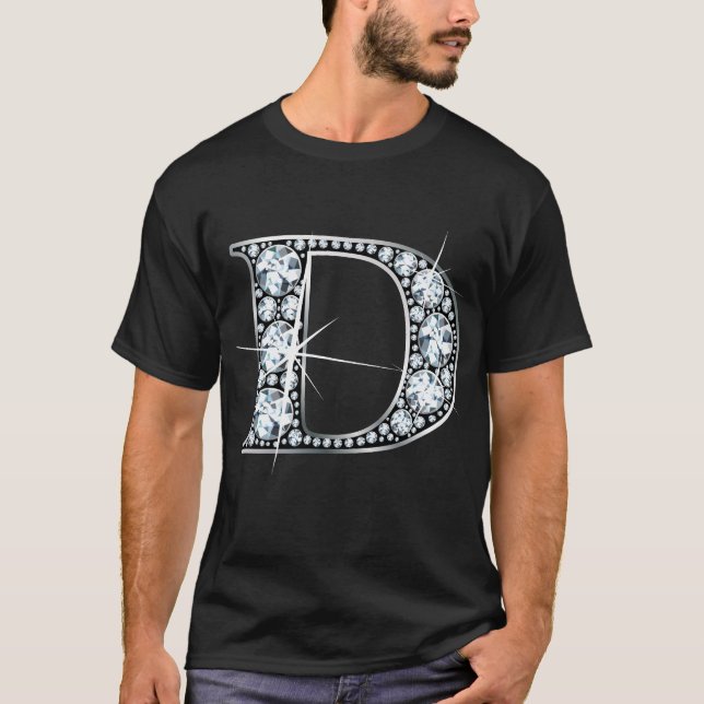 Camiseta "D" Diamond Bling T-Shirt (Anverso)