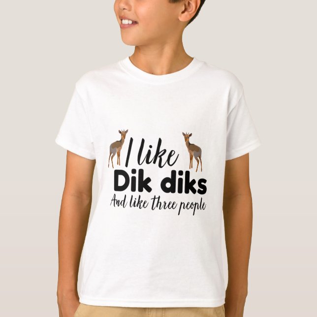 Camiseta D es para Dik Dik (Anverso)