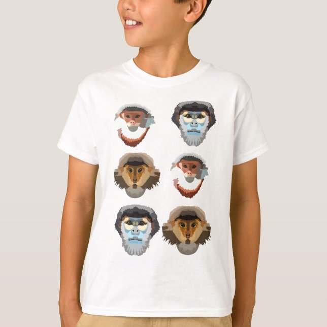 Camiseta D es para Douc Langur Monkey (Anverso)