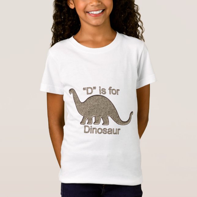 Camiseta D está para el dinosaurio (Anverso)