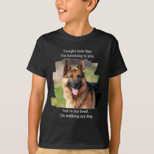 Camiseta D Foto de Mascota Papá Perro Divertido 