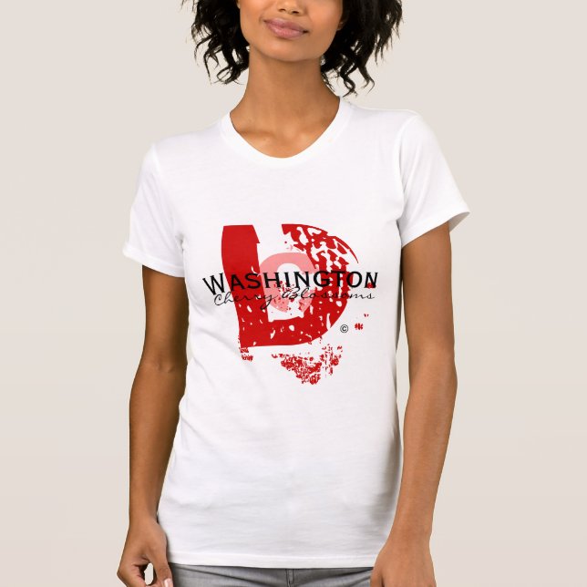 Camiseta D grande (roja) (Anverso)