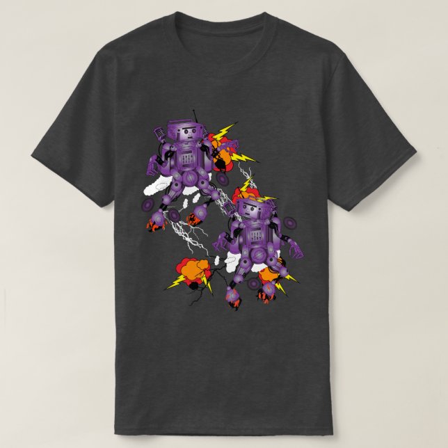 Camiseta D.J Roboto (Diseño del anverso)