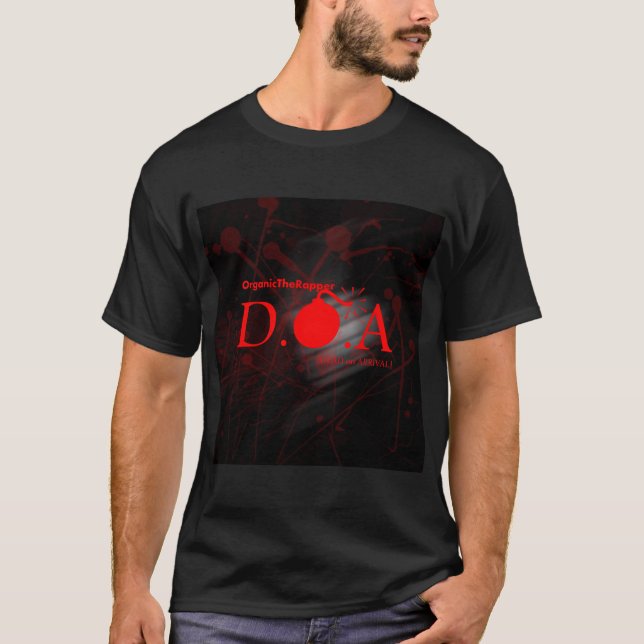 Camiseta D.O.A. (Muerto en la llegada) [camiseta del promo (Anverso)