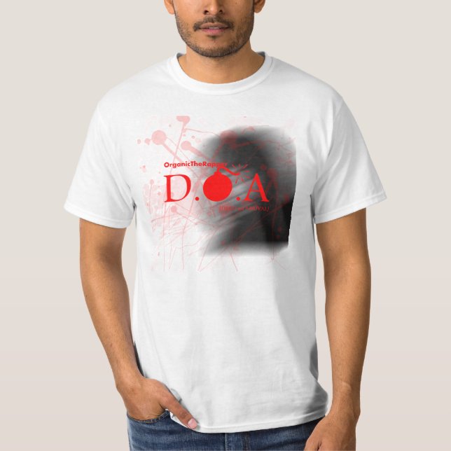 Camiseta D.O.A. (Muerto en la llegada) [cubierta oficial] (Anverso)