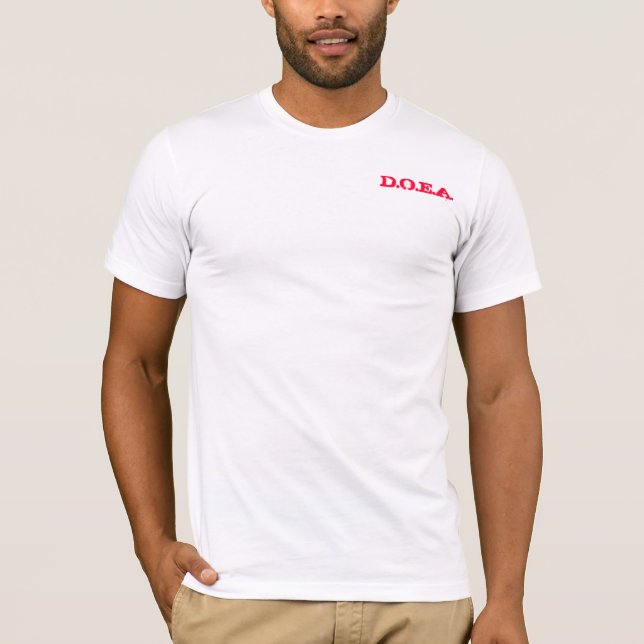 Camiseta D.O.E.A. Ropa (Anverso)