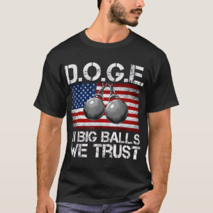 Camiseta D.o.e. En grande confiamos en la gracia de Trump