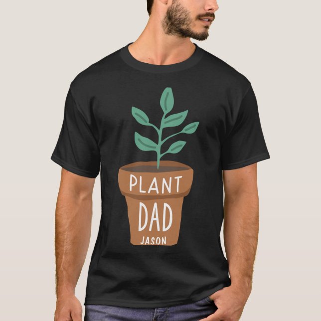 Camiseta D Plant Dad Gardening  (Anverso)