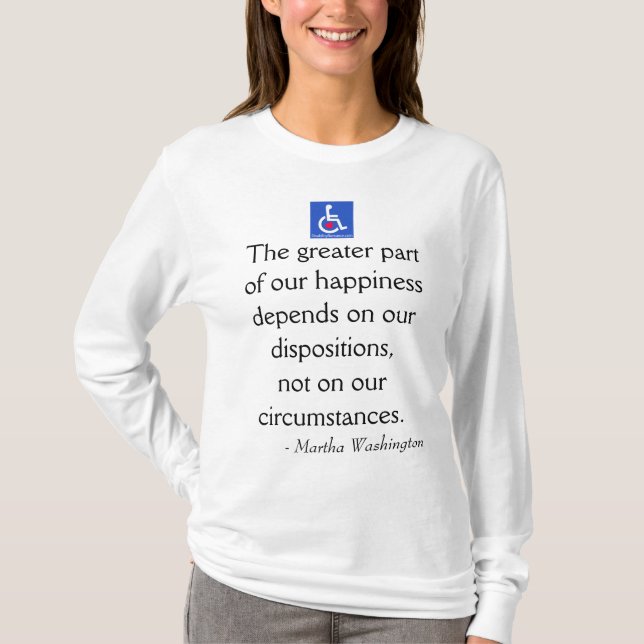 Camiseta D/R - Cita de Martha Washington (Anverso)