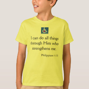 Camiseta D/R - Cita del 4:13 de los filipenses