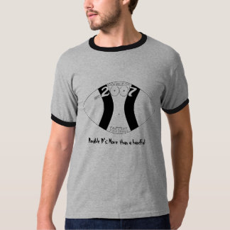 Camiseta d retras del doble