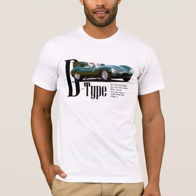 Camiseta D-Tipo Jaguar (Anverso)