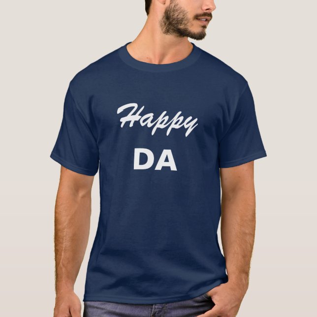 Camiseta DA feliz (Anverso)