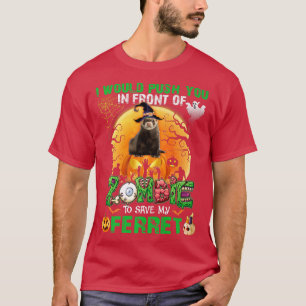 Camiseta Da Miedo Empujarte Frente A Los Zombis Para Salvar