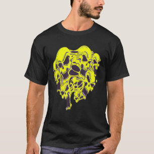 Camiseta Da miedo gritar los Skulls combinados Mejor de Grá