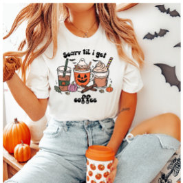 Camiseta Da miedo hasta que consiga café Halloween