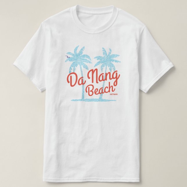 Camiseta Da Nang Beach Vintage Faded (Diseño del anverso)