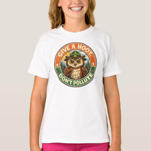 Camiseta Da Un Resoplido No Contamines Búho