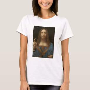 Camiseta Da Vinci, salvador del mundo, salvador Mundi